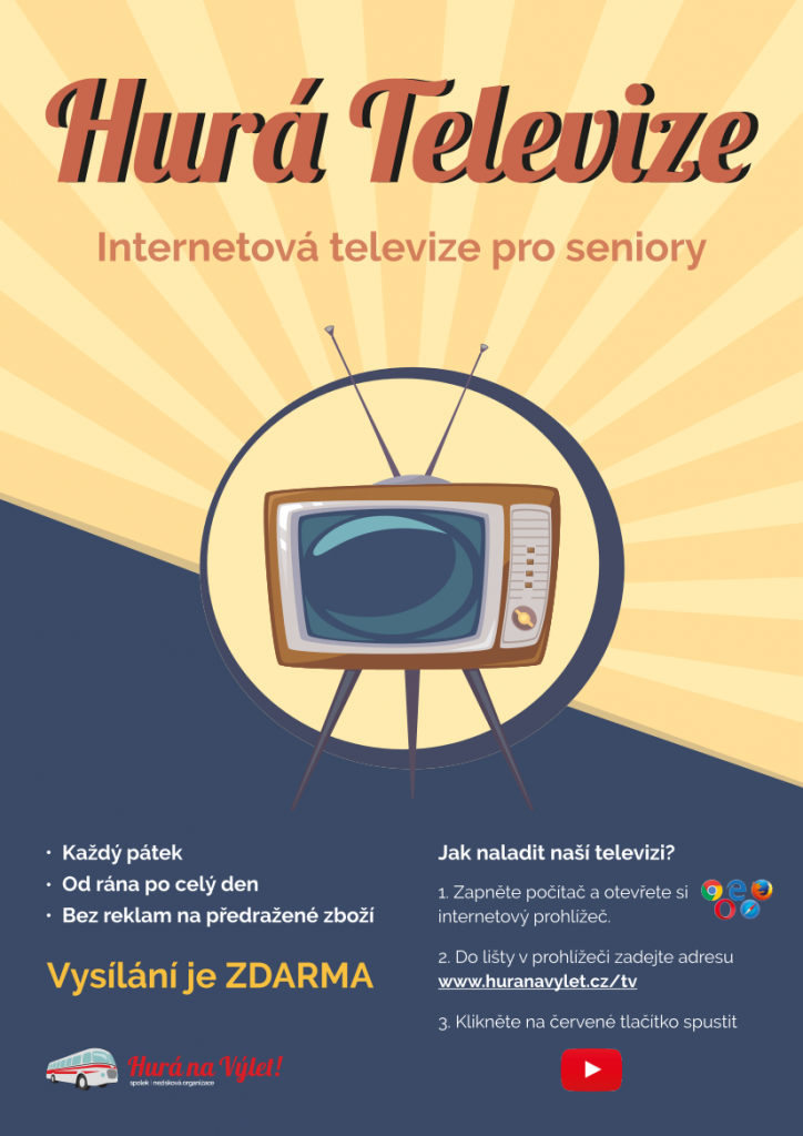 Hura Tv Plakat A4 | Hurá na Výlet