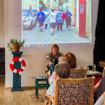 Promítání fotografii s Renatou Duchovou