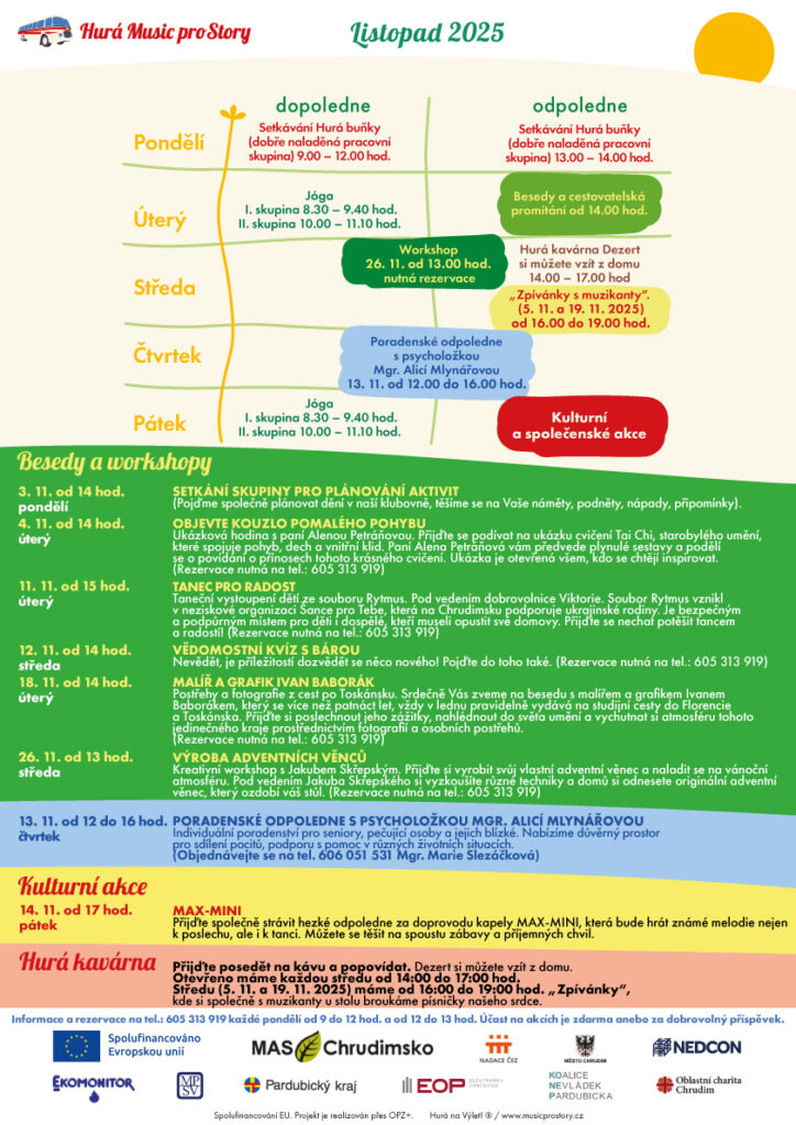 harmonogram 11. mesic | Hurá na Výlet